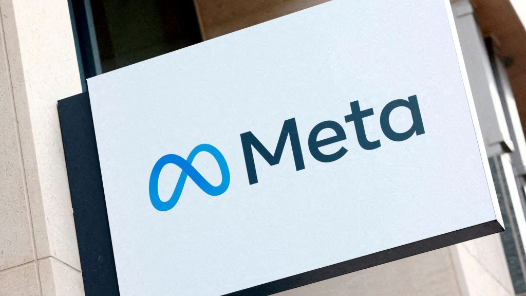 FILE PHOTO: FILE PHOTO: The logo of Meta Platforms' business group is seen in Brussels, Belgium December 6, 2022. REUTERS/Yves Herman/File Photo/File Photo